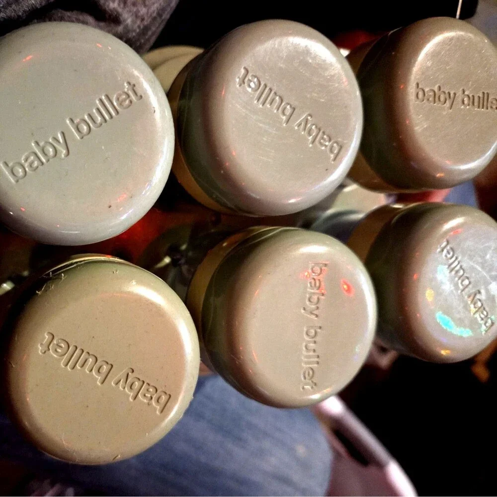 Baby Bullet homemade baby food Date Dial Storage Cups With Lids trray
